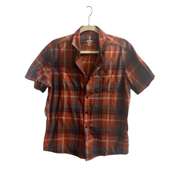 ✨Kuhl Mens Styk SS Sz Medium Fire Stone Shirt✨ - Picture 7 of 10